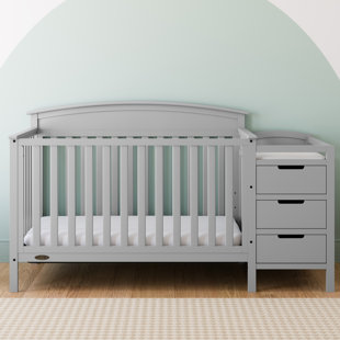 Graco freeport 4 in 1 convertible crib pebble outlet gray